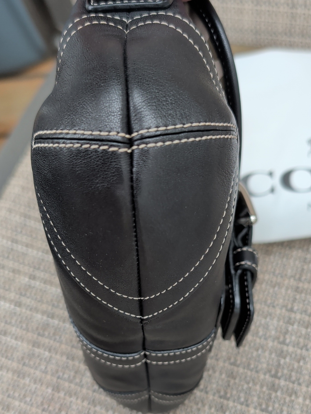 Coach Soho Buckle Flap Shoulder Bag (H040-9247) EUC - Picture 6 of 12